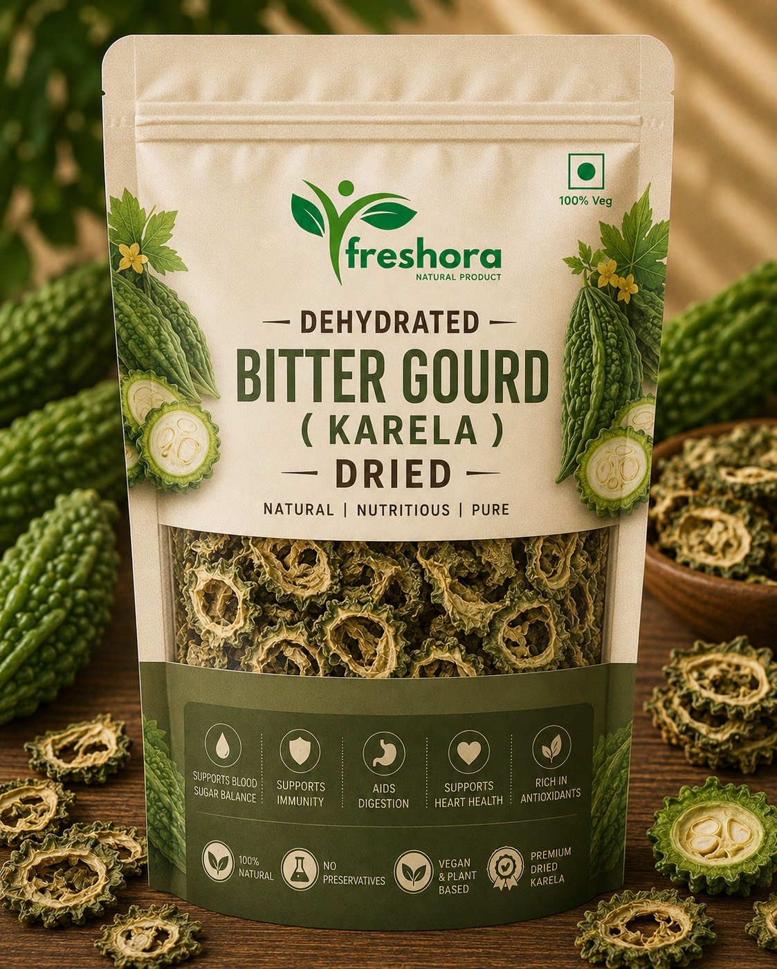 Bitter Gourd (Karela) Dried 
